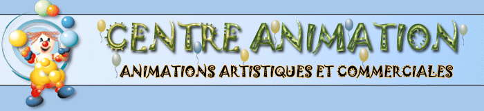 logo Centre Animation (animations artistiques et commerciales) et lien vers page d'accueil